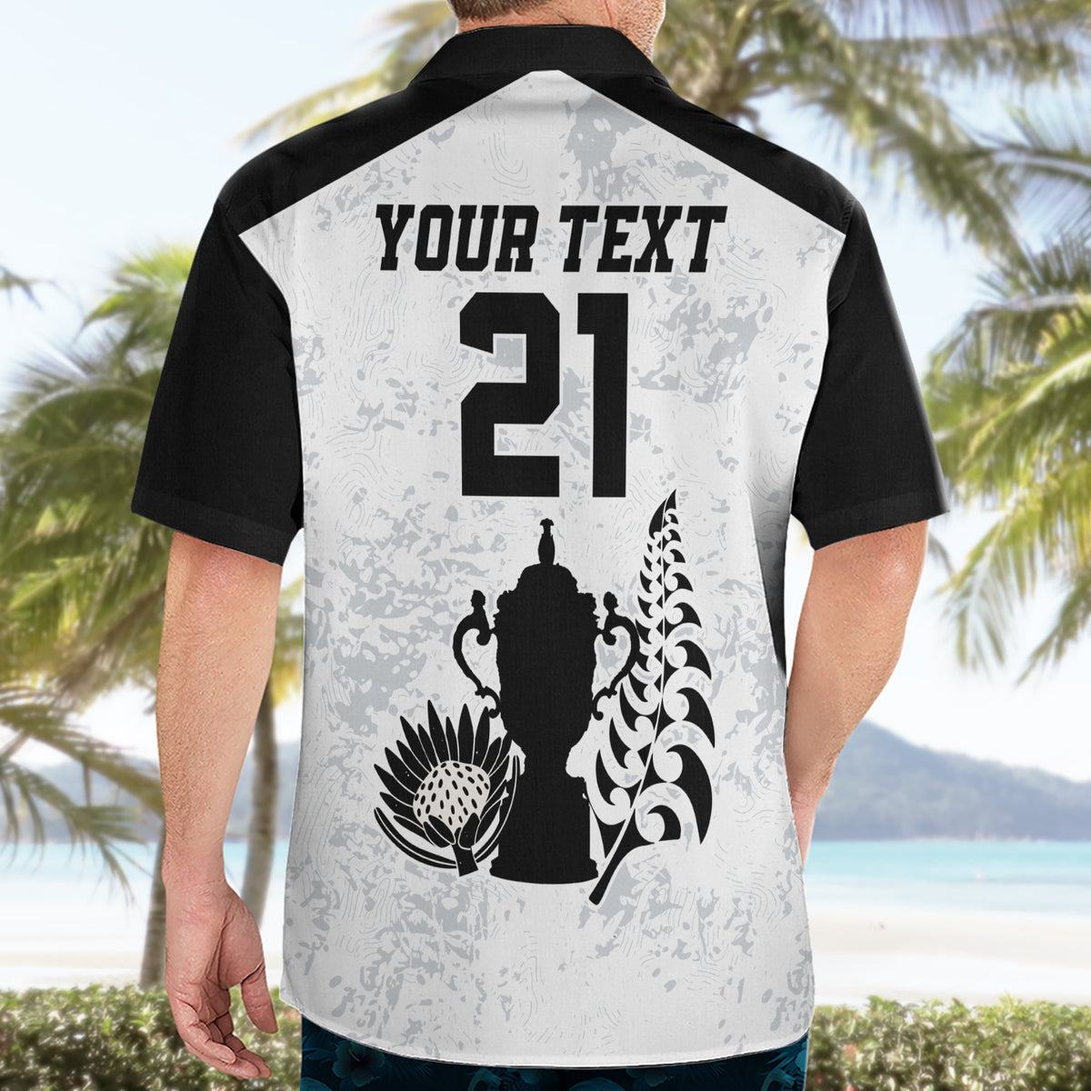 Custom New Zealand South Africa Rugby Hawaiian Shirt History Commemorative World Cup Winners Unique - Wonder Print Shop