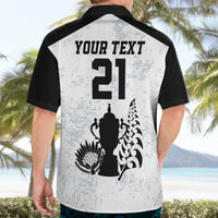 Custom New Zealand South Africa Rugby Hawaiian Shirt History Commemorative World Cup Winners Unique - Wonder Print Shop