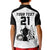 Custom New Zealand South Africa Rugby Kid Polo Shirt History Commemorative World Cup Winners Unique - Wonder Print Shop