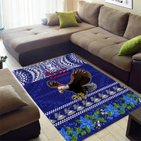 American Samoa Christmas Area Rug Manuia le Kerisimasi Polynesian Tribal LT9 - Wonder Print Shop