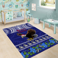 American Samoa Christmas Area Rug Manuia le Kerisimasi Polynesian Tribal LT9 - Wonder Print Shop