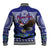 American Samoa Christmas Baseball Jacket Manuia le Kerisimasi Polynesian Tribal LT9 - Wonder Print Shop
