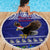 American Samoa Christmas Beach Blanket Manuia le Kerisimasi Polynesian Tribal LT9 - Wonder Print Shop