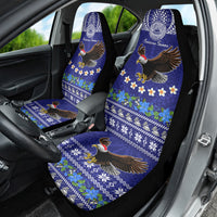 American Samoa Christmas Car Seat Cover Manuia le Kerisimasi Polynesian Tribal LT9 - Wonder Print Shop