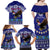 American Samoa Christmas Family Matching Off Shoulder Maxi Dress and Hawaiian Shirt Manuia le Kerisimasi Polynesian Tribal LT9 - Wonder Print Shop