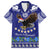 American Samoa Christmas Family Matching Off Shoulder Maxi Dress and Hawaiian Shirt Manuia le Kerisimasi Polynesian Tribal LT9 - Wonder Print Shop