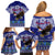 American Samoa Christmas Family Matching Off Shoulder Short Dress and Hawaiian Shirt Manuia le Kerisimasi Polynesian Tribal LT9 - Wonder Print Shop