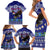 American Samoa Christmas Family Matching Short Sleeve Bodycon Dress and Hawaiian Shirt Manuia le Kerisimasi Polynesian Tribal - Wonder Print Shop