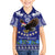 American Samoa Christmas Family Matching Short Sleeve Bodycon Dress and Hawaiian Shirt Manuia le Kerisimasi Polynesian Tribal - Wonder Print Shop