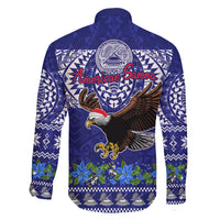 American Samoa Christmas Family Matching Summer Maxi Dress and Hawaiian Shirt Manuia le Kerisimasi Polynesian Tribal - Wonder Print Shop