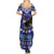 American Samoa Christmas Family Matching Summer Maxi Dress and Hawaiian Shirt Manuia le Kerisimasi Polynesian Tribal - Wonder Print Shop