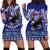 American Samoa Christmas Hoodie Dress Manuia le Kerisimasi Polynesian Tribal - Wonder Print Shop