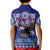 American Samoa Christmas Kid Polo Shirt Manuia le Kerisimasi Polynesian Tribal - Wonder Print Shop