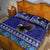American Samoa Christmas Quilt Bed Set Manuia le Kerisimasi Polynesian Tribal - Wonder Print Shop