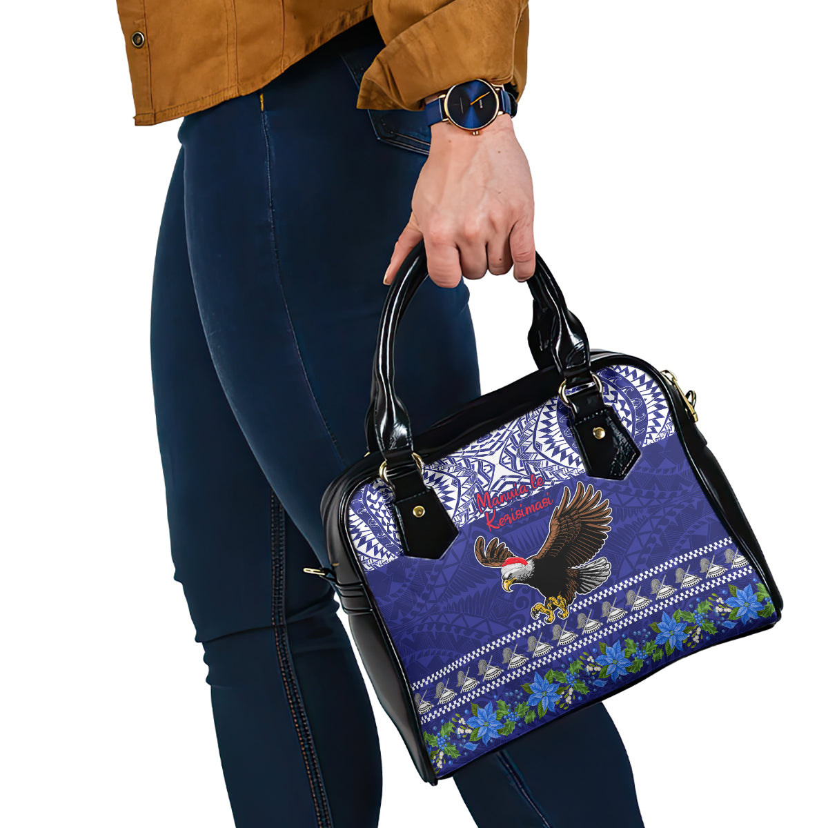 american-samoa-christmas-shoulder-handbag-manuia-le-kerisimasi-polynesian-tribal