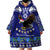 American Samoa Christmas Wearable Blanket Hoodie Manuia le Kerisimasi Polynesian Tribal - Wonder Print Shop