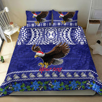 Personalised American Samoa Christmas Bedding Set Manuia le Kerisimasi Polynesian Tribal LT9 - Wonder Print Shop