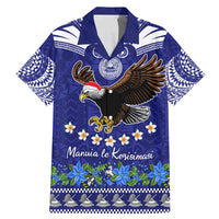 Personalised American Samoa Christmas Family Matching Mermaid Dress and Hawaiian Shirt Manuia le Kerisimasi Polynesian Tribal LT9 - Wonder Print Shop
