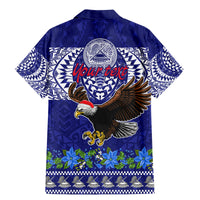 Personalised American Samoa Christmas Family Matching Mermaid Dress and Hawaiian Shirt Manuia le Kerisimasi Polynesian Tribal LT9 - Wonder Print Shop