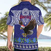 Personalised American Samoa Christmas Hawaiian Shirt Manuia le Kerisimasi Polynesian Tribal - Wonder Print Shop