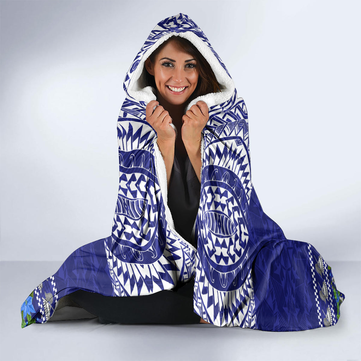 personalised-american-samoa-christmas-hooded-blanket-manuia-le-kerisimasi-polynesian-tribal