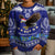 Personalised American Samoa Christmas Kid Ugly Christmas Sweater Manuia le Kerisimasi Polynesian Tribal - Wonder Print Shop