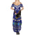Personalised American Samoa Christmas Summer Maxi Dress Manuia le Kerisimasi Polynesian Tribal - Wonder Print Shop