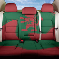 Morocco Proclamation Day With Flag Color Back Car Seat Cover LT9 - Wonder Print Shop