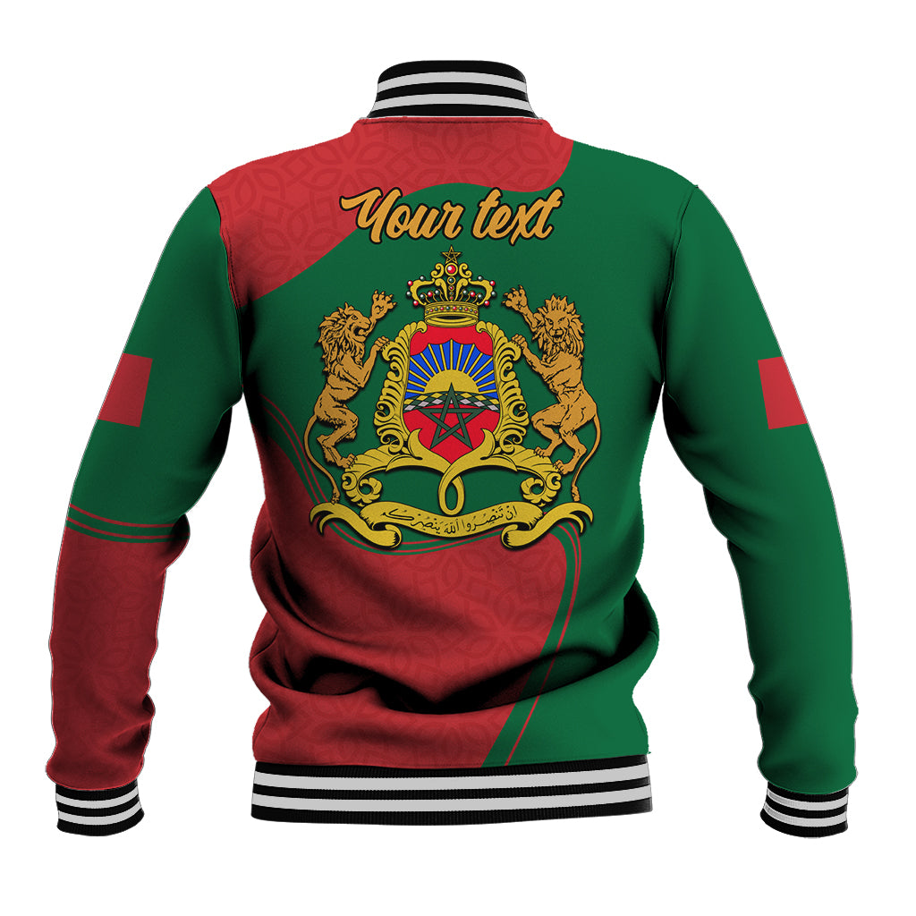 Morocco Proclamation Day With Flag Color Baseball Jacket LT9 - Wonder Print Shop