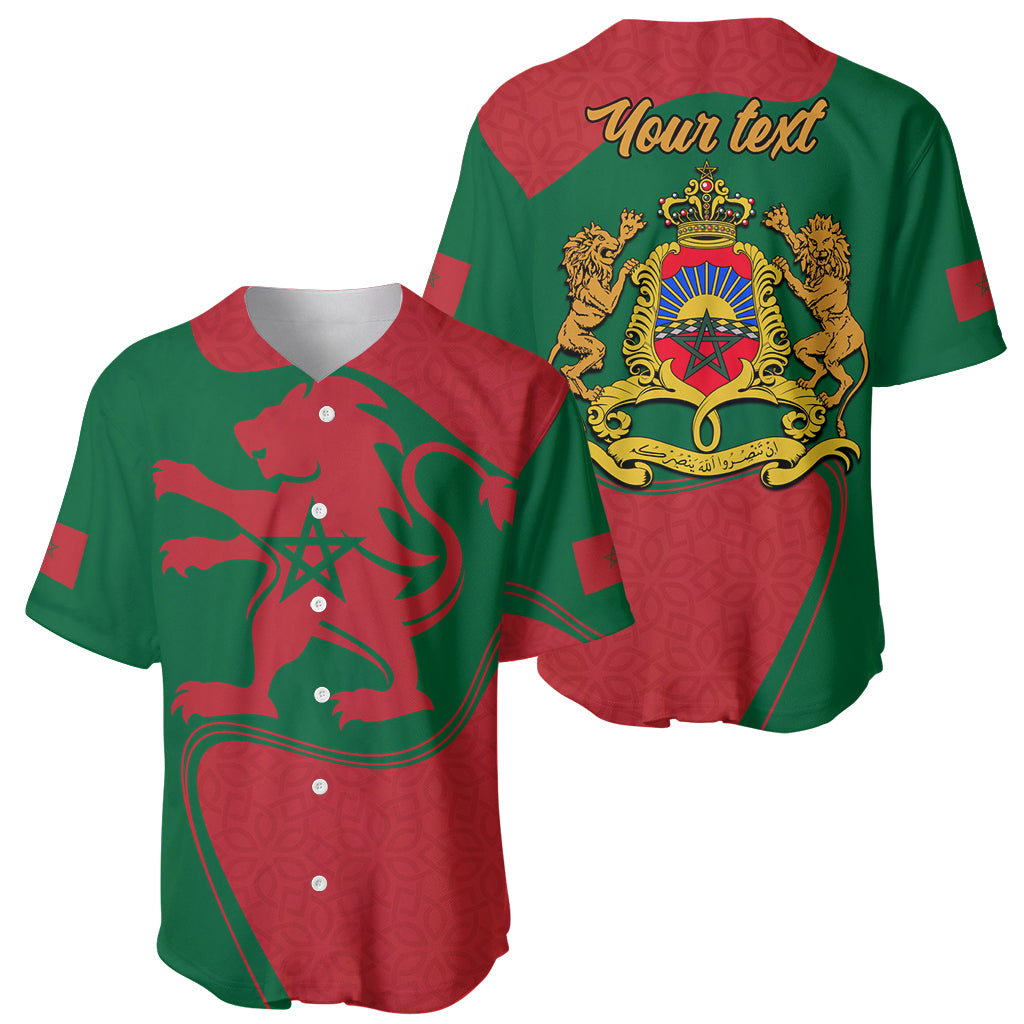 Morocco Proclamation Day With Flag Color Baseball Jersey LT9 - Wonder Print Shop