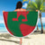 Morocco Proclamation Day With Flag Color Beach Blanket LT9 - Wonder Print Shop