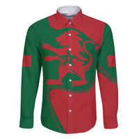 Morocco Proclamation Day With Flag Color Family Matching Long Sleeve Bodycon Dress and Hawaiian Shirt LT9 - Wonder Print Shop