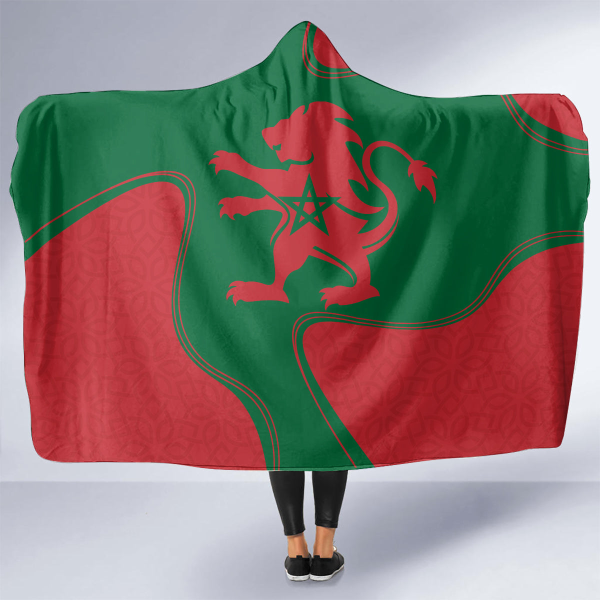 morocco-proclamation-day-with-flag-color-hooded-blanket
