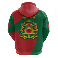 Morocco Proclamation Day With Flag Color Hoodie - Wonder Print Shop