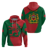 Morocco Proclamation Day With Flag Color Hoodie - Wonder Print Shop