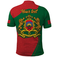 Morocco Proclamation Day With Flag Color Polo Shirt - Wonder Print Shop