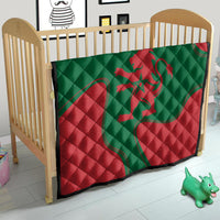 Morocco Proclamation Day With Flag Color Quilt - Wonder Print Shop