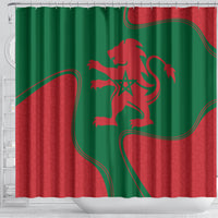 morocco-proclamation-day-with-flag-color-shower-curtain