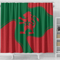 morocco-proclamation-day-with-flag-color-shower-curtain
