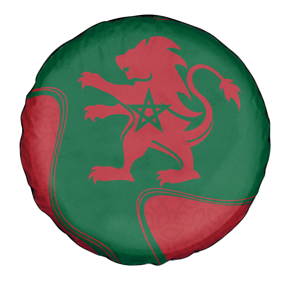 Morocco Proclamation Day With Flag Color Spare Tire Cover - Wonder Print Shop