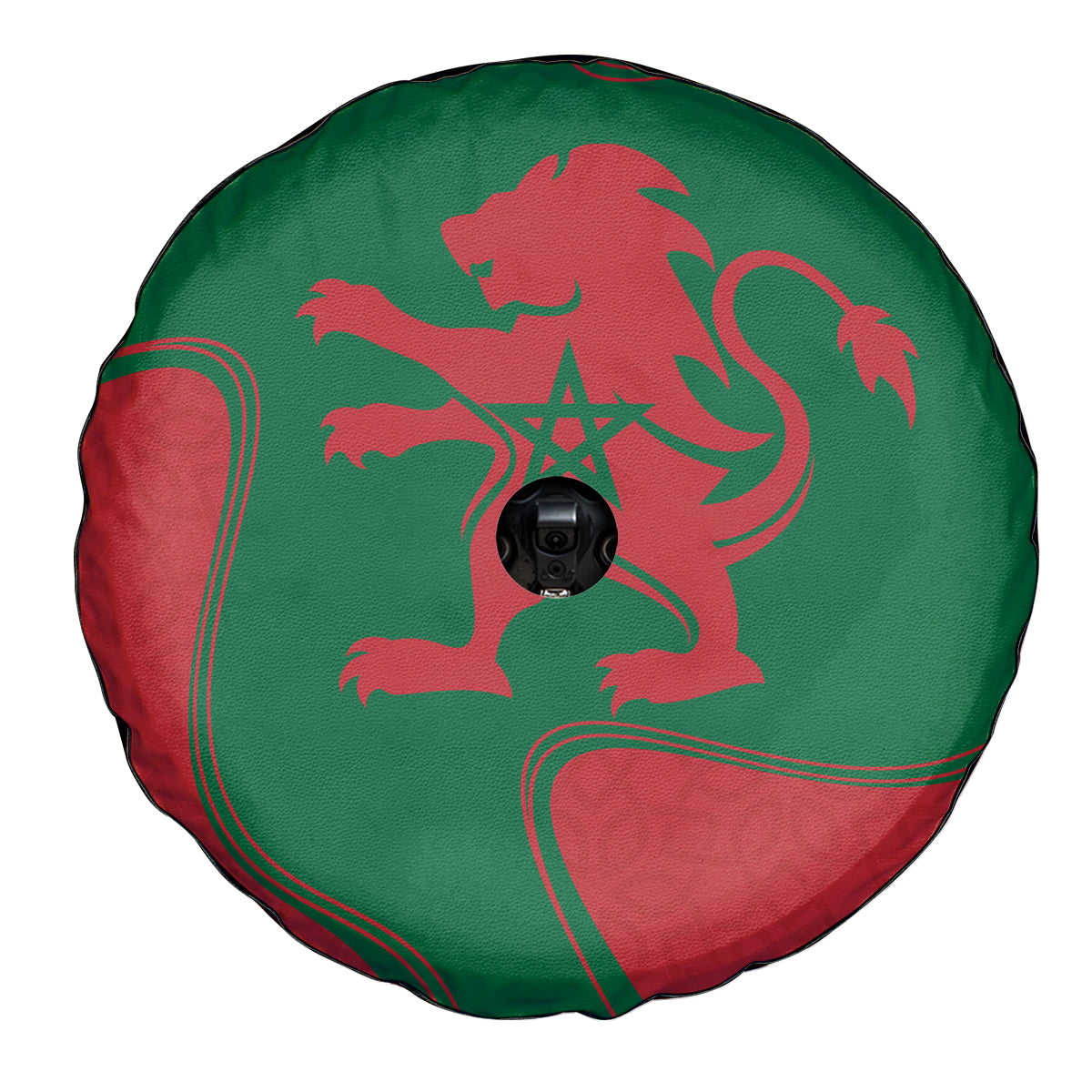 Morocco Proclamation Day With Flag Color Spare Tire Cover - Wonder Print Shop