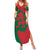 Morocco Proclamation Day With Flag Color Summer Maxi Dress - Wonder Print Shop