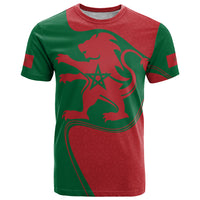 Morocco Proclamation Day With Flag Color T Shirt - Wonder Print Shop