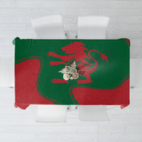Morocco Proclamation Day With Flag Color Tablecloth - Wonder Print Shop