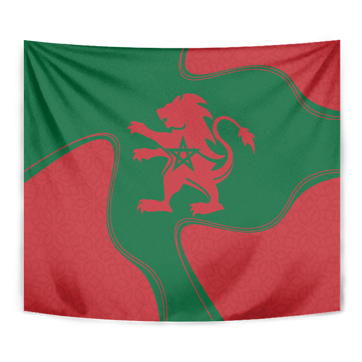 Morocco Proclamation Day With Flag Color Tapestry - Wonder Print Shop