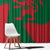 Morocco Proclamation Day With Flag Color Window Curtain - Wonder Print Shop