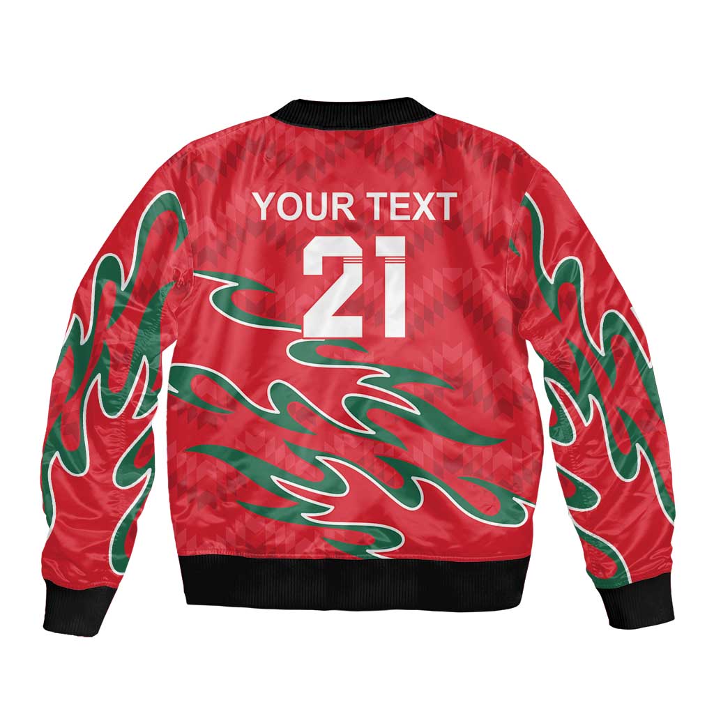 Custom Oman Cricket Bomber Jacket 2016 Vintage Away Retro LT9 - Wonder Print Shop