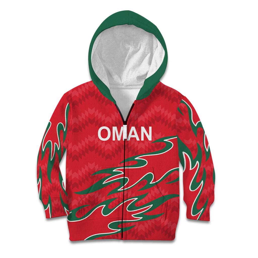 Custom Oman Cricket Kid Hoodie 2016 Vintage Away Retro - Wonder Print Shop