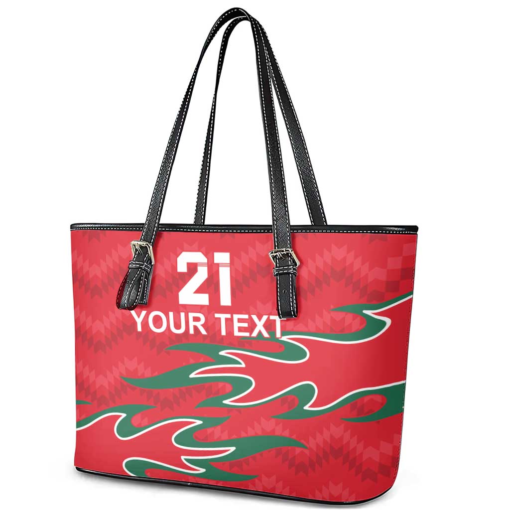 Custom Oman Cricket Leather Tote Bag 2016 Vintage Away Retro - Wonder Print Shop