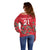 Custom Oman Cricket Off Shoulder Sweater 2016 Vintage Away Retro - Wonder Print Shop